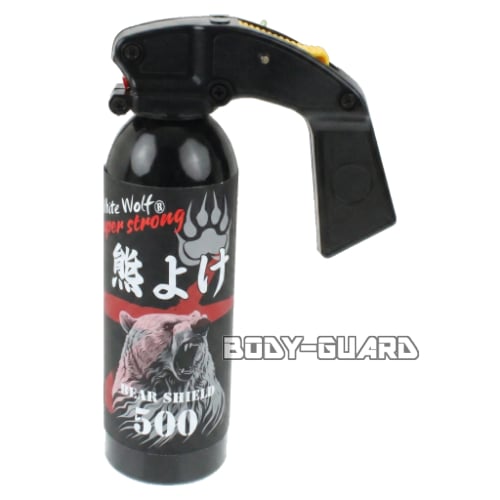 熊よけスプレー ホワイトウルフ ベアシールド500