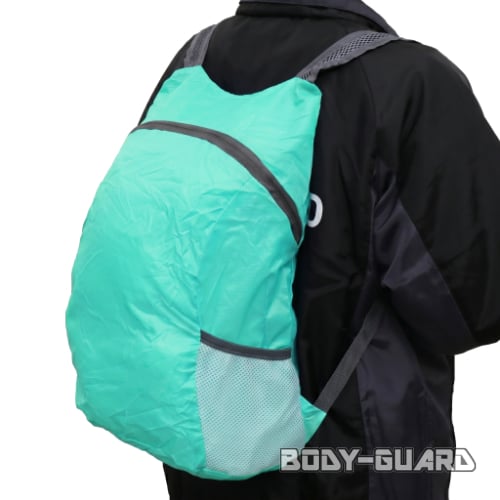 折りたたみ リュックサック エメラルドグリーン