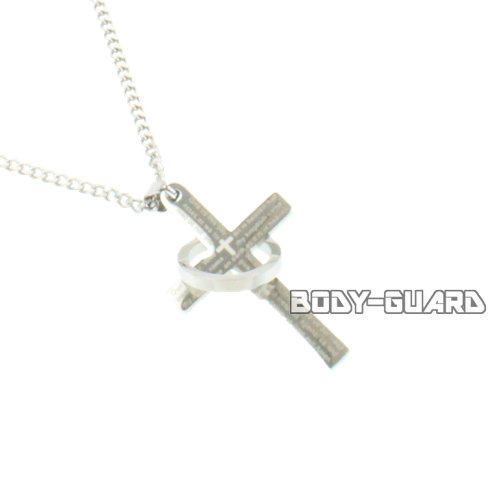 十字架リングネックレス タイプ2【ゆうパケット対応】