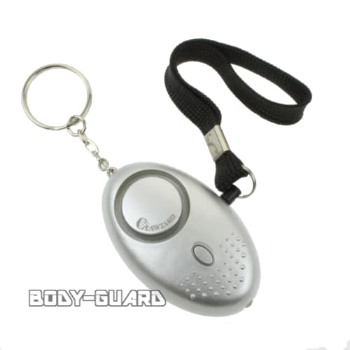 CLAWZARD ライト付き防犯ブザー L002 シルバー【ゆうパケット対応】