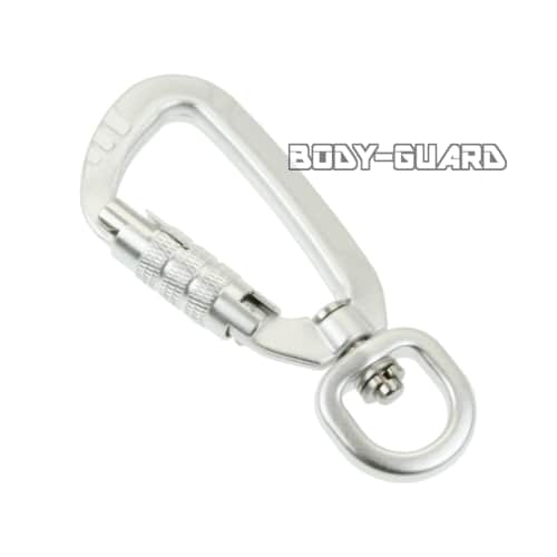 スイベル付きカラビナ シルバー 【ゆうパケット対応】