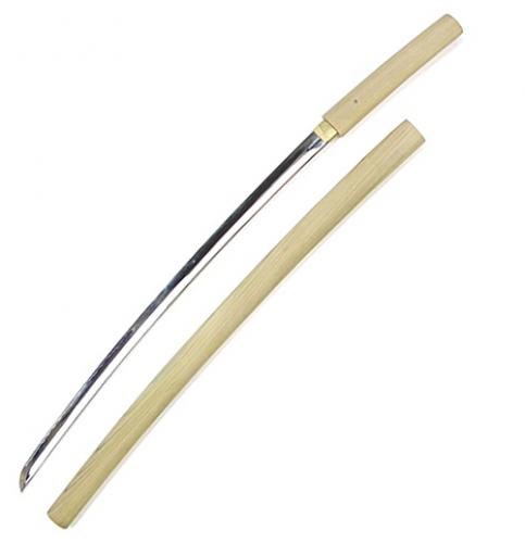 大小2本刀掛台が付属します模造刀　白鞘の日本刀